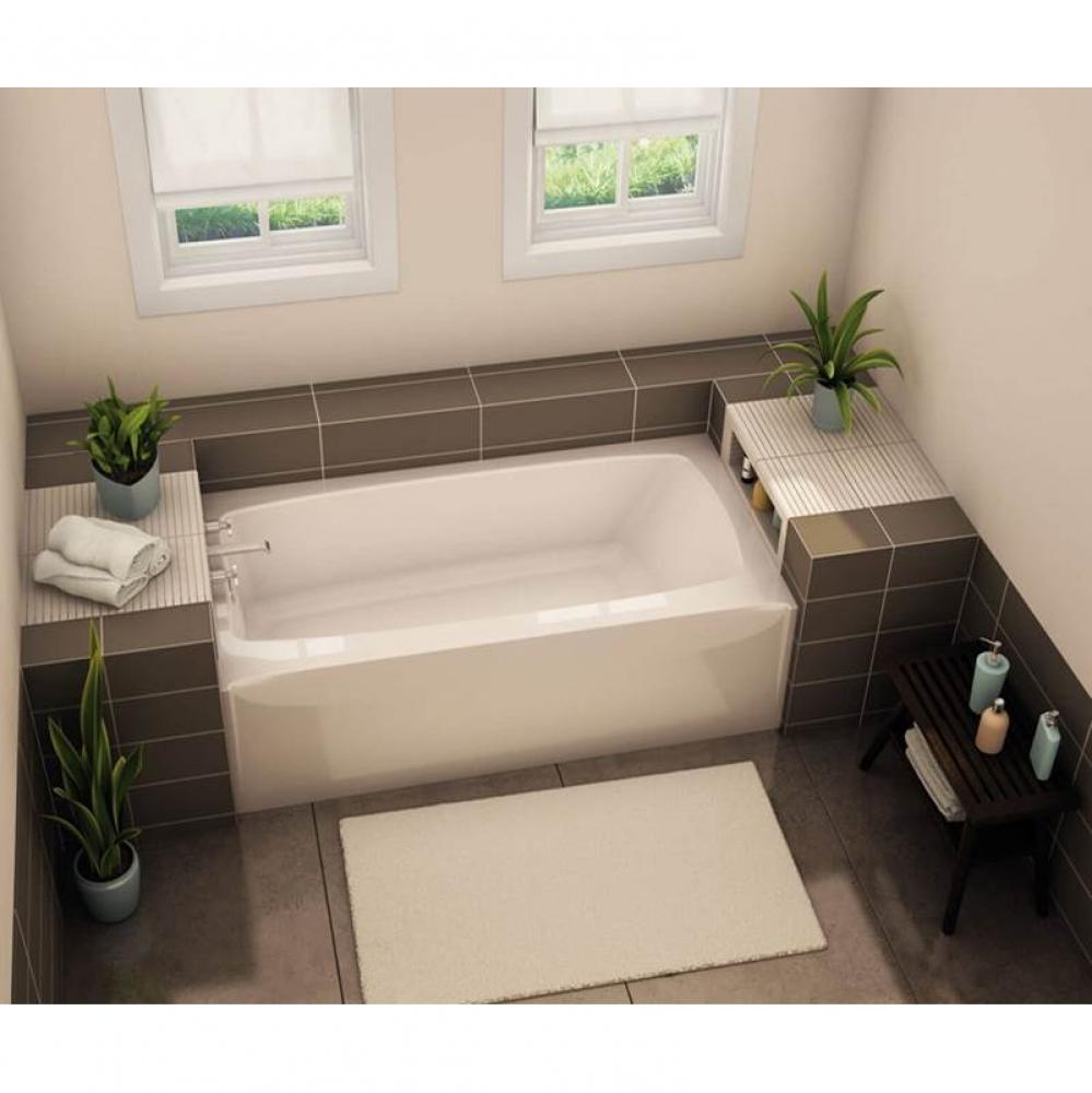 TO-3260 AFR 60 in. x 32 in. Rectangular Alcove Bathtub with Right Drain in White