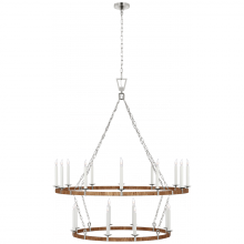 Visual Comfort & Co. Signature Collection CHC 5882PN/NRT - Darlana Extra Large Two Tier Chandelier