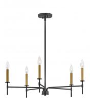 Lark Canada 83075BK - Medium Single Tier Chandelier