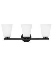 Lark Canada 85423BK - Medium Three Light Vanity