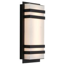 LED Lights OUT-G3BL-RN - 3 Outdoor LED Wall Light Black 430 LUMENS 3000 K