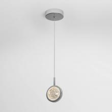 LED Lights PDT1-AVC-CR - CHROME 1L Pendant 3CCT500 LUMENS 3000 K - 4000 K - 5000 K