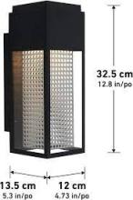LED Lights MET-BL-RN - Integrated LED Outdoor Wall Light300 LUMENS 3000 K