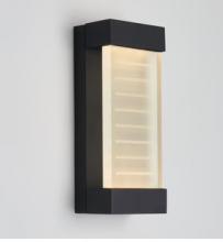LED Lights MIZZ-BL - Outdoor LED-Int. Wall Light Black520 LUMENS 3200 K