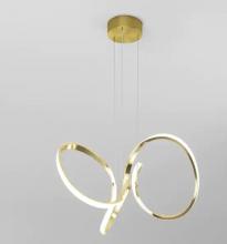 LED Lights PDT-SWR-HD2GD - Swirl LED Pendant (Gold) 2100 LUMENS 3000 K
