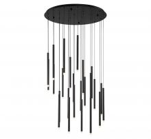 Lib & Co. CA 10145-02 - Amalfi, 25 Light Round LED Chandelier, Matte Black