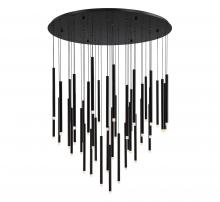 Lib & Co. CA 10147-02 - Amalfi, 44 Light Round LED Chandelier, Matte Black