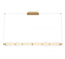 Lib & Co. CA 12189-030 - Milazzo, Large Linear Chandelier, Antique Brass