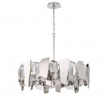 Lib & Co. CA 12215-01 - Castellana , 8 Light Chandelier , Chrome , Clear Crystal