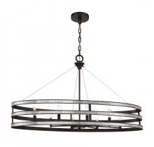 Savoy House 1-1709-8-13 - Madera 8-Light Linear Chandelier in English Bronze
