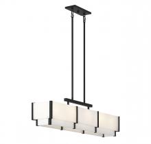 Savoy House 1-2330-5-50 - Orleans 5-Light Linear Chandelier in Black Cashmere