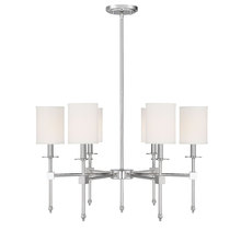 Savoy House 1-305-6-109 - Chatham 6-Light Chandelier in Polished Nickel