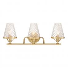 Savoy House 8-3596-3-322 - 3-Light Bathroom Vanity Light in Warm Brass