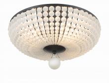 Crystorama BLA-10665-MK - Bella 4 Light Matte Black Semi Flush Mount