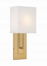Crystorama BRE-A3631-VG - Brent 1 Light Vibrant Gold Sconce