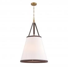 Crystorama CAL-2406-LG - Libby Langdon Callahan 6 Light Luxe Gold Pendant