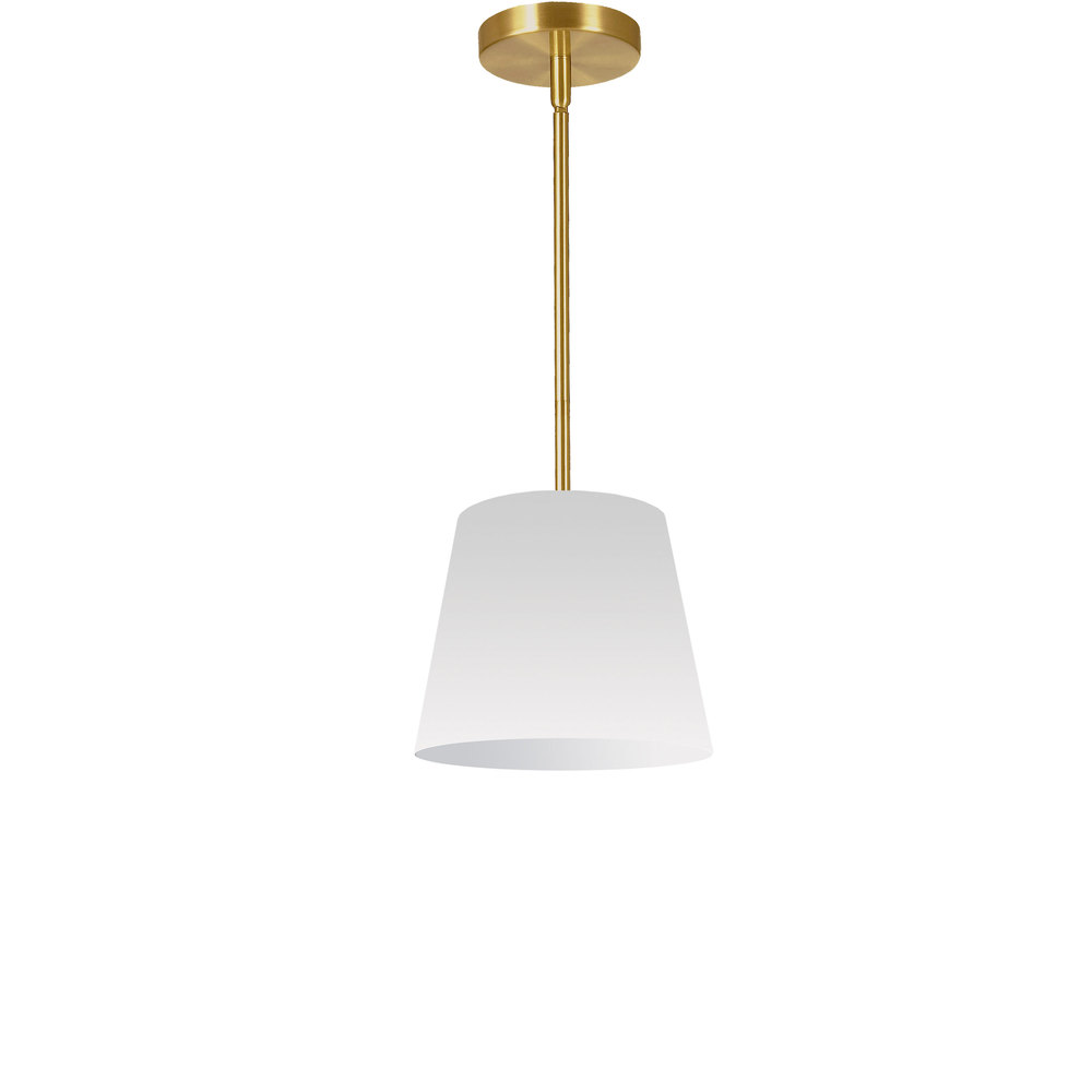 1LT Oversized Drum Pendant X-Small, WH Shade