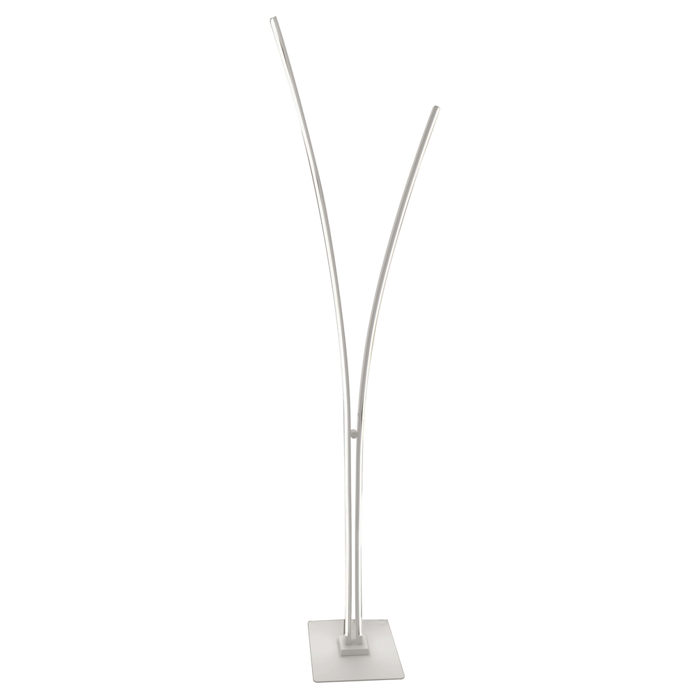 34W Floor Lamp, MW w/ WH Acrylic Diffuser