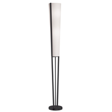Dainolite 83323F-MB - 2LT Incand Floor Lamp, MB With WH Shade