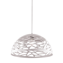 Dainolite COR-161P-WH - 1LT Pendant, Matte White Finish