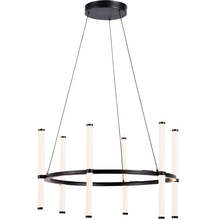 Dainolite CVT-2436C-MB - 36W Chandelier, MB With WH Acrylic Diffuser