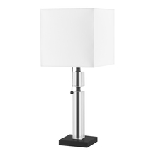Dainolite DM231-MB - 1LT Incandescent Table Lamp, MB With WH Shade