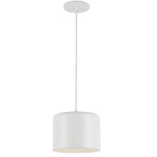 Dainolite EMI-81P-MW - 1LT Incand Pendant,  MW Shade