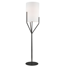 Dainolite KHL-651F-MB - 1LT Incandescent Floor Lamp, MB With WH Shade
