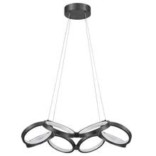 Dainolite PHO-2564LEDC-MB - 64W Chandelier, MB With WH Silicone Diff