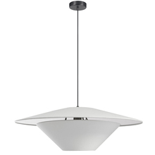 Dainolite PSO-241P-MB-790 - 1LT Incand Pendant, MB With WH Shade
