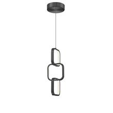 Dainolite PTY-1522LEDP-MB - 20W Pendant, MB With WH Silicone Diff