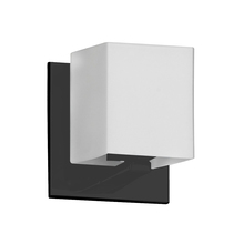 Dainolite V1230-1W-MB - 1LT Halogen Wall Sconce, MB With WH Glass