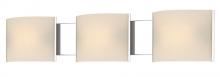 Levico SML2603CH-OP - 3 Light Wall Sconce - Chrome