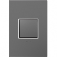 Legrand Canada ARPTR151GM2WP - adorne? Pop-Out Outlet with Magnesium Wall Plate, Magnesium