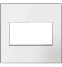 Legrand Canada AWM2GMW4 - Mirror White, 2-Gang Wall Plate