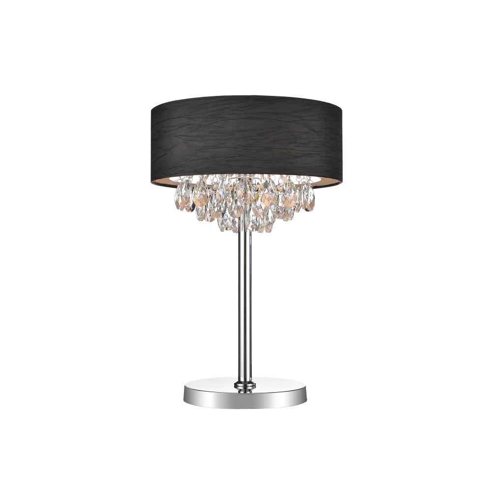 Dash 3 Light Table Lamp With Chrome Finish