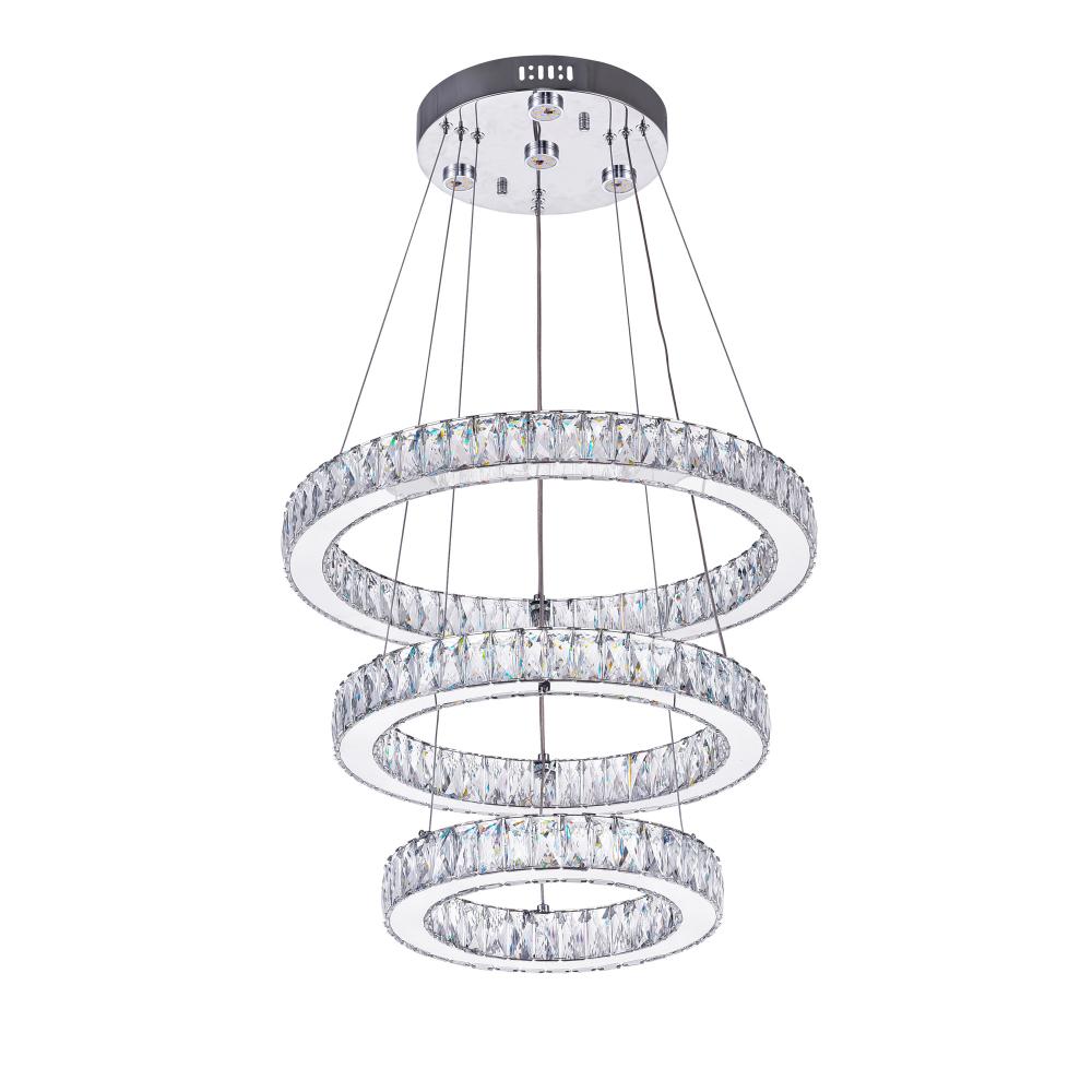 Florence LED Chandelier With Chrome Finish