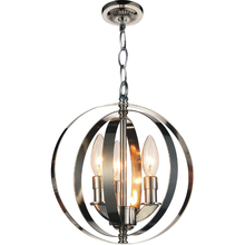 CWI Lighting 9811P10-3-613 - Delroy 3 Light Up Mini Pendant With Polished Nickel Finish