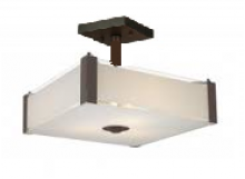 Clearance LV-B3714S-BZ - 14" Semi Flush mount