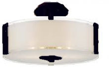 Clearance LV-B3814S-BZ - 14" Semi Flush mount