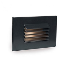 WAC Canada 4051-27BK - LED Low Voltage Horizontal Louvered Step and Wall Light