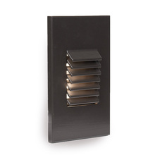 WAC Canada 4061-27BZ - LED Low Voltage Vertical Louvered Step and Wall Light