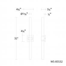 WAC Canada WS-85532-40-AB - Ripple Bath & Wall Sconce