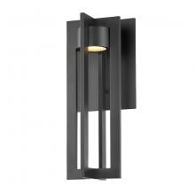 WAC Canada WS-W48616-BK - CHAMBER Outdoor Wall Sconce Light