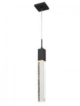 Avenue Lighting HF1901-1-GL-BK - The Original Glacier Avenue Collection Black Single Pendant