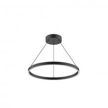 Kuzco Lighting Inc PD87124-BK - Cerchio 24-in Black LED Pendant