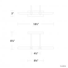 Modern Forms Canada PL-36518-35-BK - Ansel Picture Light