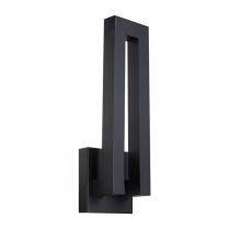 Modern Forms Canada WS-W1718-BK - Forq Outdoor Wall Sconce Light