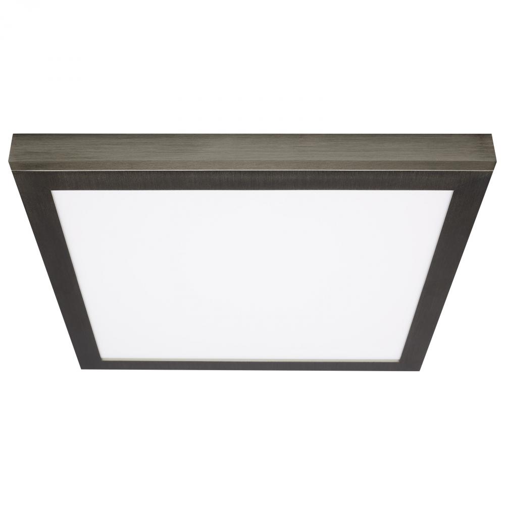 Blink Pro Plus; 19.5 Watt; 12 Inch; CCT Selectable; Brushed Nickel Finish; 120/277 Volt; Square