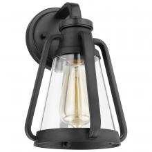 Nuvo 60/7555 - Everett; 1 Light; Small Wall Sconce; Matte Black with Clear Glass